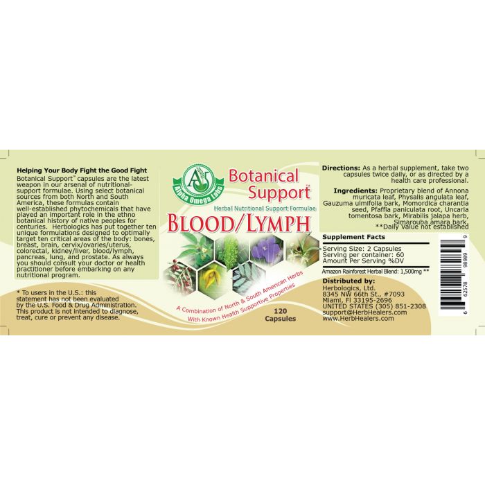 Blood/Lymph Support